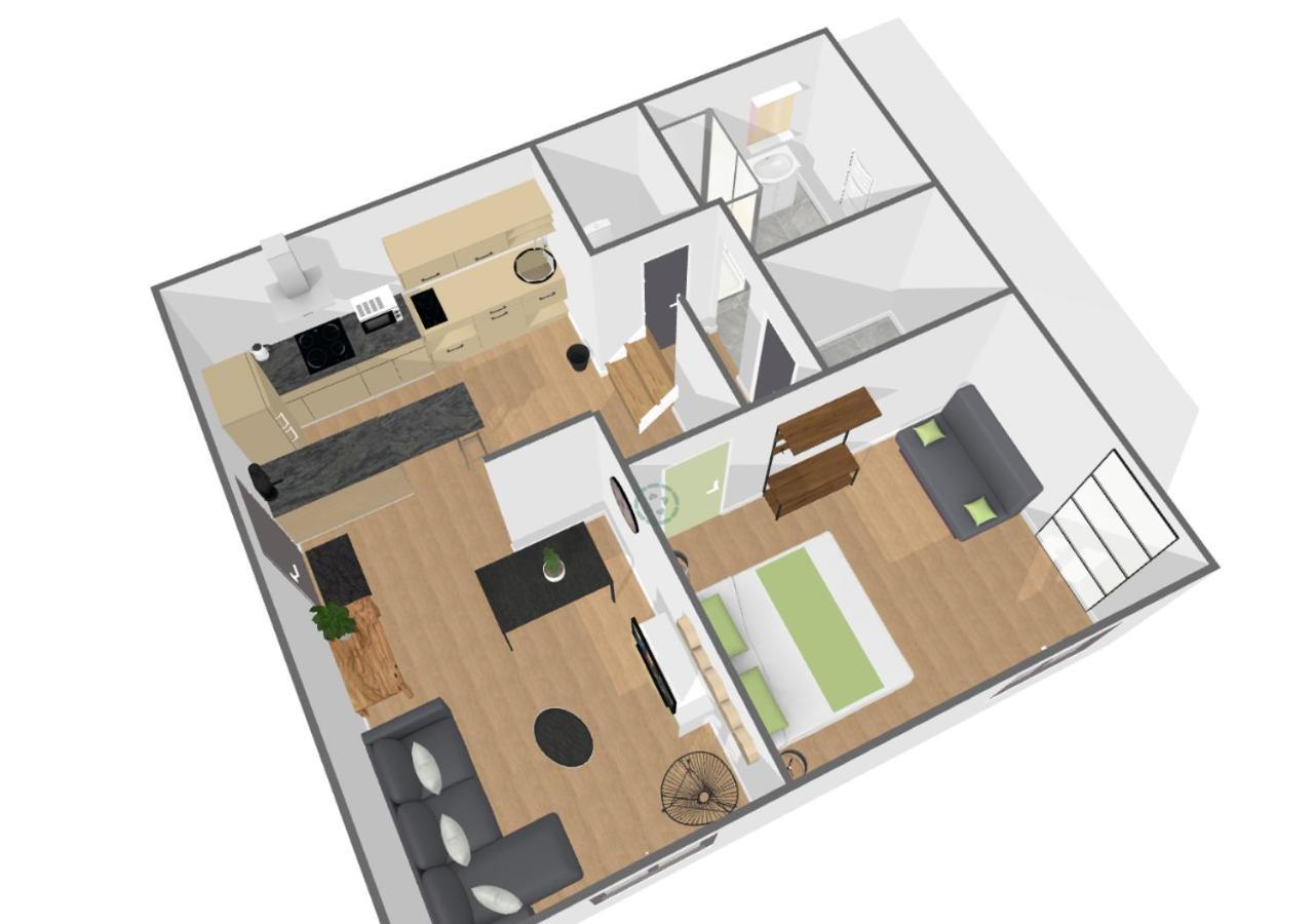 "Cozy Zen" 1 Grande Chambre - Calme - Arrivee Autonome - 6 Pers - Parking Gratuit ตูร์ ภายนอก รูปภาพ